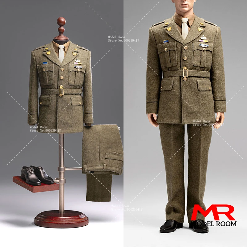 

POPTOYS X40 1/6 Captain Uniform Suit Clothes Model Fit 12'' AL100046 Male Soldier Action Figure Body Dolls