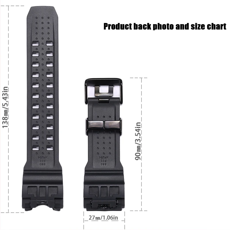 Premium Waterproof Resin Strap with Stainless Steel Loop