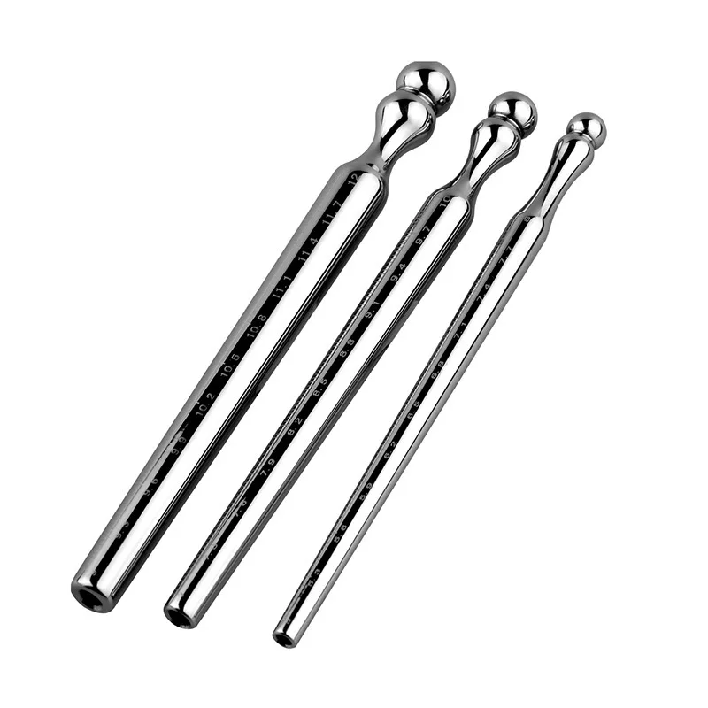 Male Steel Metal Hollow Graduated Horse Eye Stick Prostate Urethral Stimulation Penis Plug Sex Tooys for Men Training Supplies urethral dilator,silicone urethral dilator