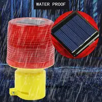 Lumière de secours solaire LED, tour de circulation solaire, grue, voyant d'avertissement, ampoule LED pour chantier de Construction, port, route, lampe Marine 4