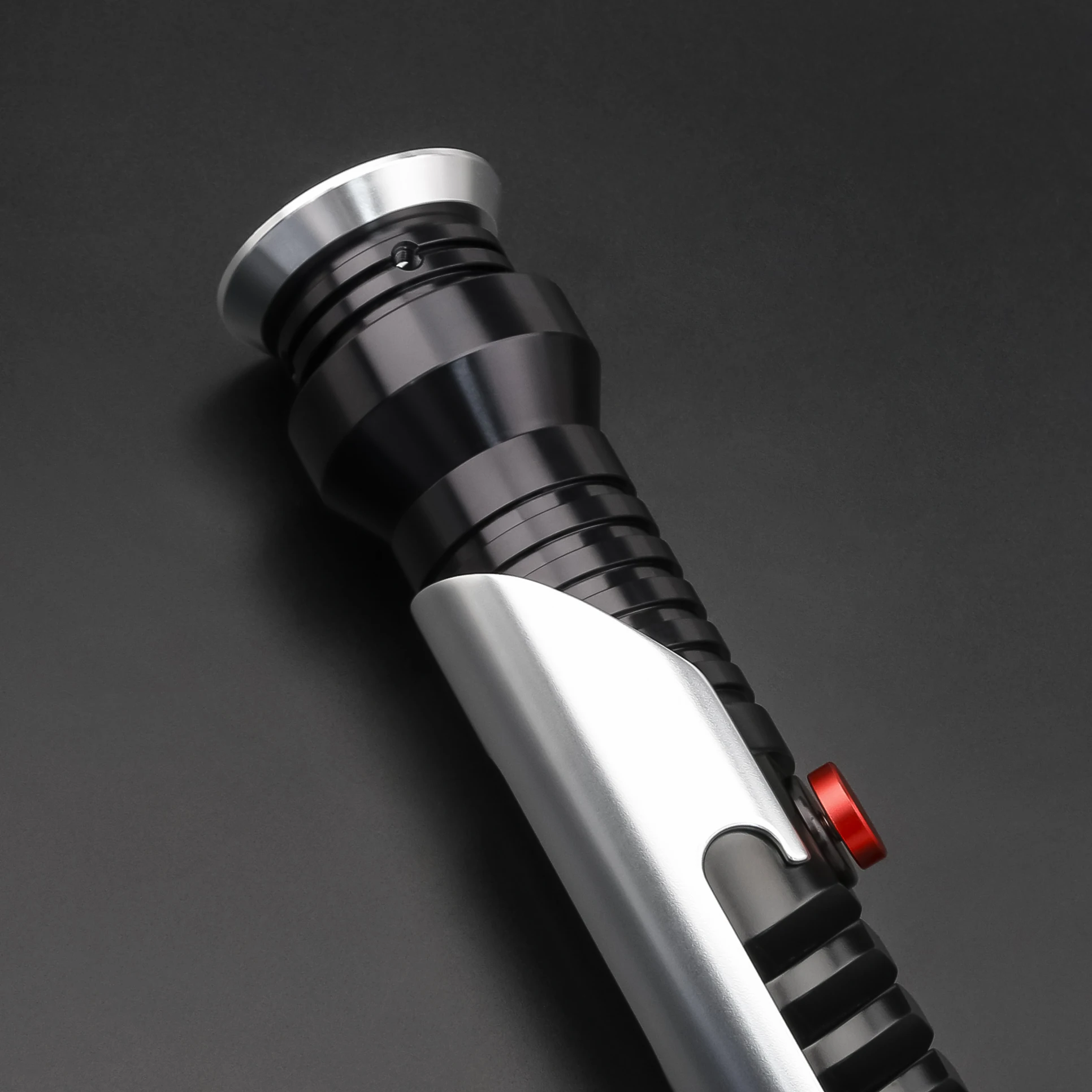 Qui Lightsaber Smooth Swing Metal Handle Motion Control Blaster Laser Sword Neo Pixel FX Duel Light Saber Cosplay