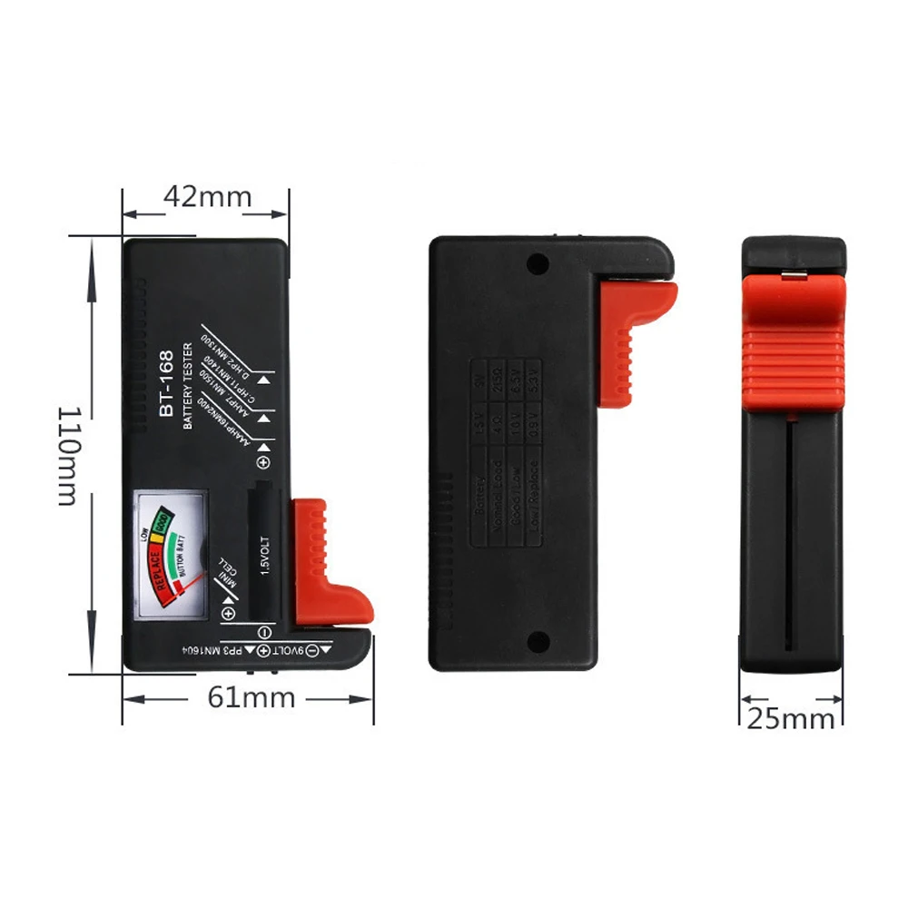 Battery Tester AA AAA 18650 Lithium Battery Level
