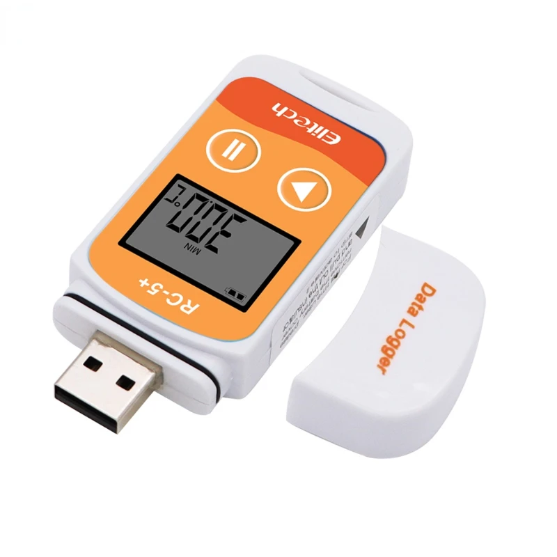 

Elitech RC-5+ PDF Temperature Data Logger Digital Recorder 32000 Points RC-5+ Recorder