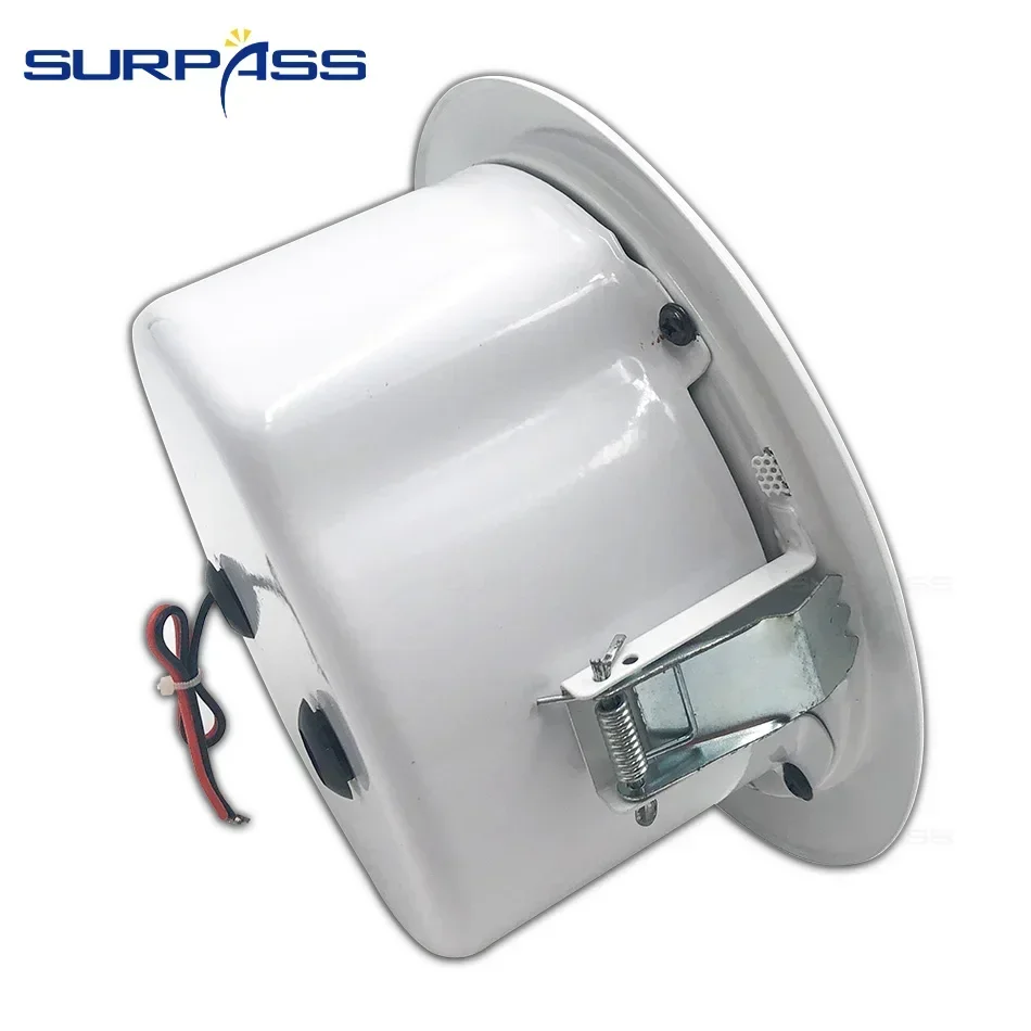 6.5inch 6W Moisture-proof Ceiling Speaker Coaxial Recessed in Ceiling Wall Speaker Home Sound System Audio Loud speaker for Home