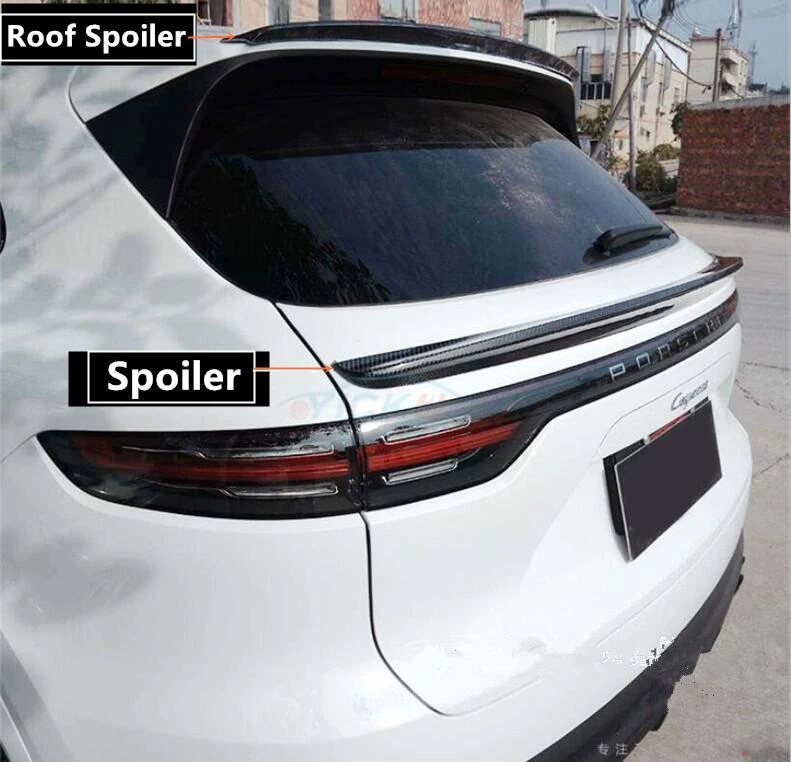 Carbon Fiber Spoiler For Porsche Cayenne 2018 2019 2020 2021 High