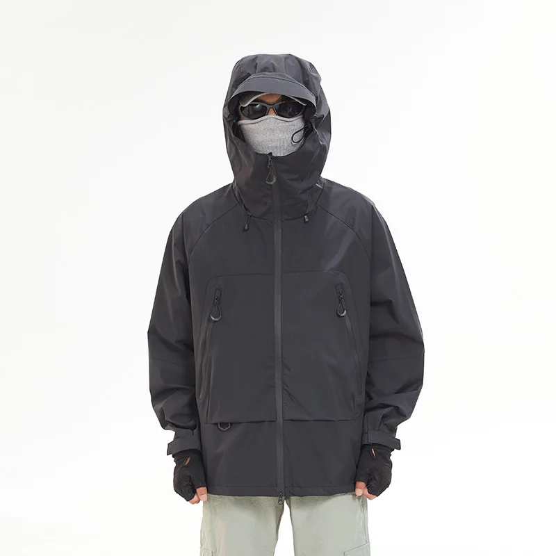 Men's Hiking Jackets S-4XL Waterproof Thermal Hooded Spring Autumn Outdoor Sports Coats Climbing Trekking Windbreaker for Women