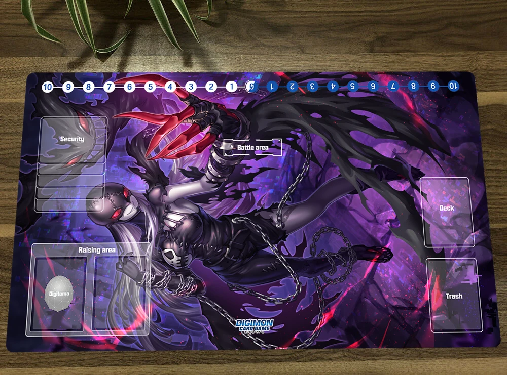 

Игровой коврик для дуэли Digimon LadyDevimon, игровой коврик для торговых карт, DTCG, коврик для мыши, коврик для мыши, Настольный коврик для детской карты, Бесплатная Сумка