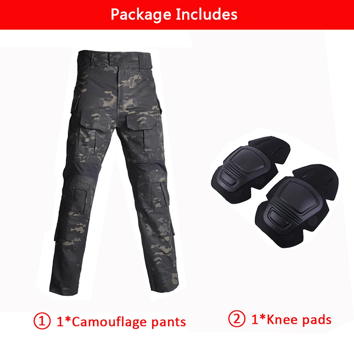 black camo pants