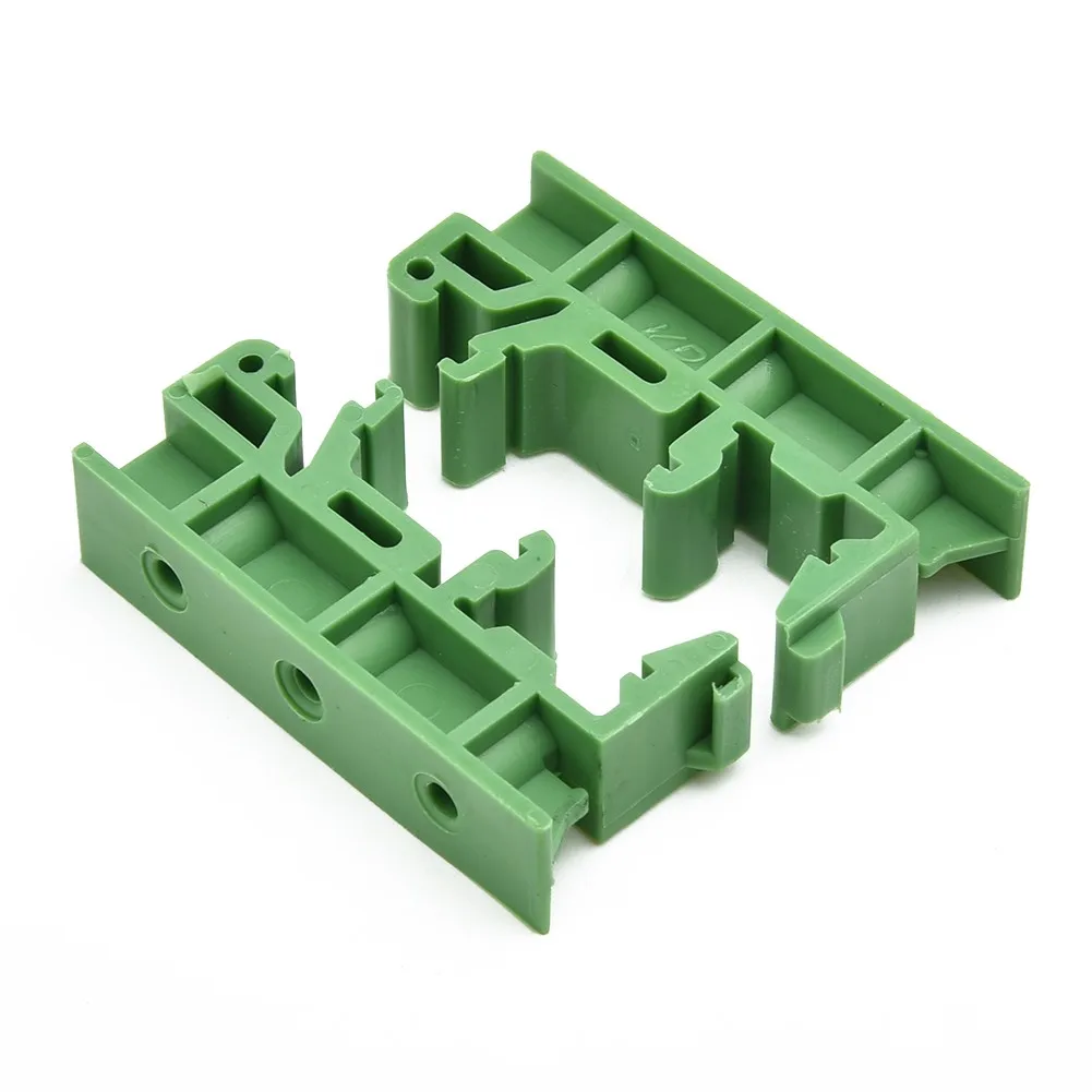 5 Set DRG-01 PCB DIN 35 Rail Adapter Circuit Board Mounting Bracket Mount  Accessories 1.3 Cm Hole Wholesale Hardware Parts