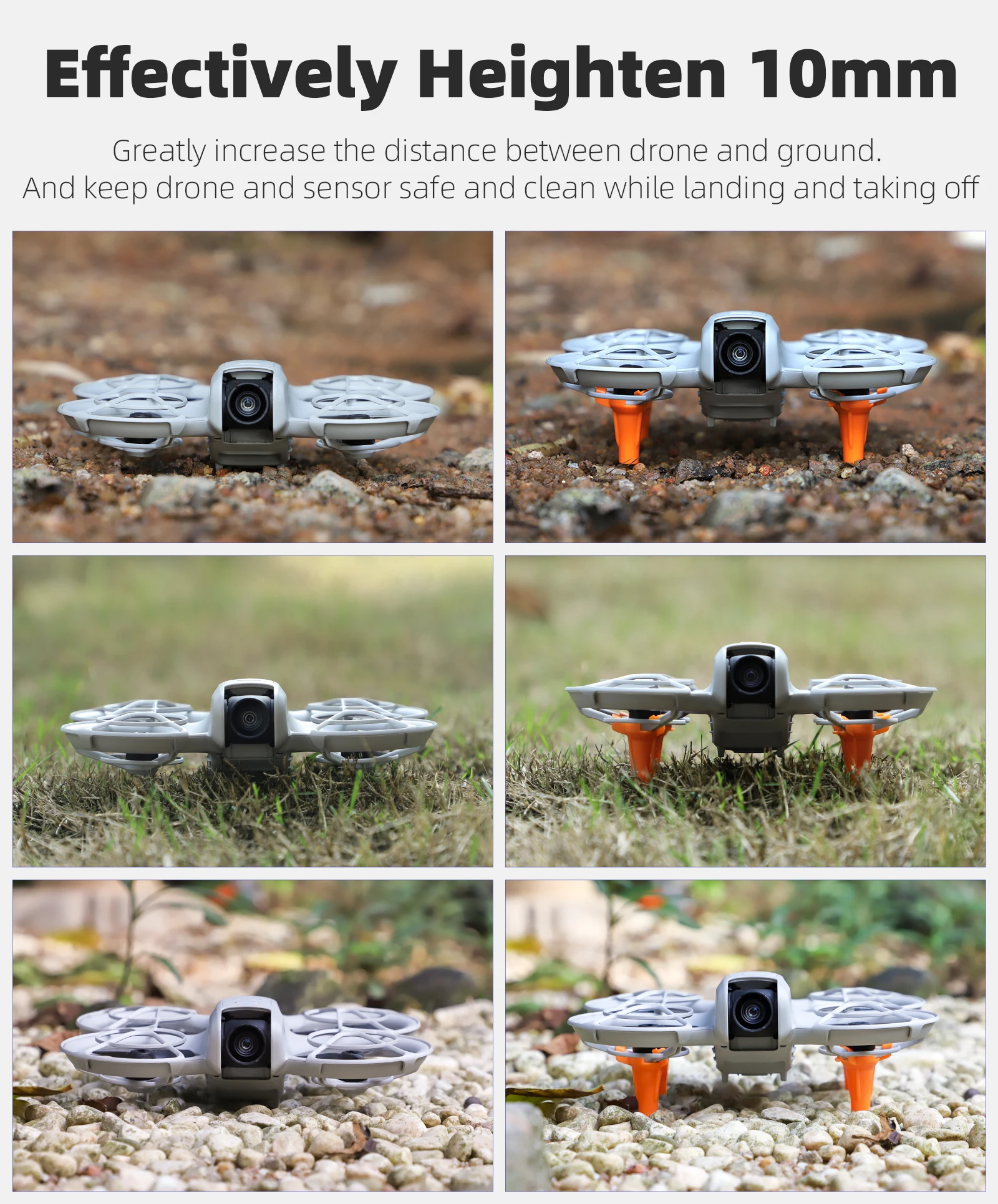 Description Picture 4 of itemNeo Drone Heightened Gear Anti-fall Landing Gear Support Kit Protector for DJI Neo Aircraft Accessories