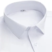 New Pure Cotton Men's Shirts Male Business Casual Long sleeve Shirt for Men Pocket Office White Blue Social Shirt S-5XL 6XL 7XL