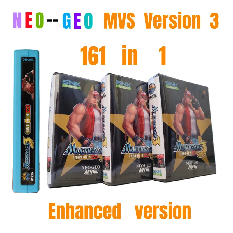 

Enhanced Versio SNK 161 in 1 Multigame-cartridge Motherboard for NEO GEO MVS MV1B/MV1A/MV1FZ/MV1C/SuperGun Updated Version V3