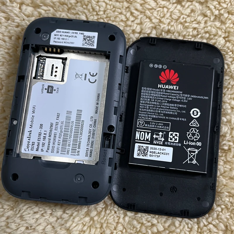 HUAWEI E5783-330 Soyealink (Noir) Big Battery (2400mAh). AGAN 7-Point  d'accès Wi-Fi mobile, 300Mbps, 4G, voyage de persévérance - AliExpress