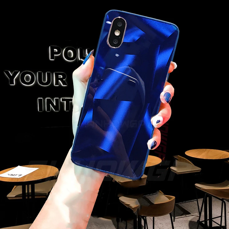 xiaomi leather case handle 3D Diamond Mirror Case For Xiaomi Redmi Note 9S 9 8 Note9 Pro Max 9A 9AT 9C NFC Soft Phone Cases For Mi Note 10 Lite Pro Cover leather case for xiaomi Cases For Xiaomi