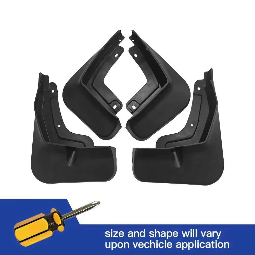 

4Pcs Front & Rear Mud Flaps Splash Guards Mudguards Black For Chery Tiggo 8 Pro Plus 2020 2021 2022 2023