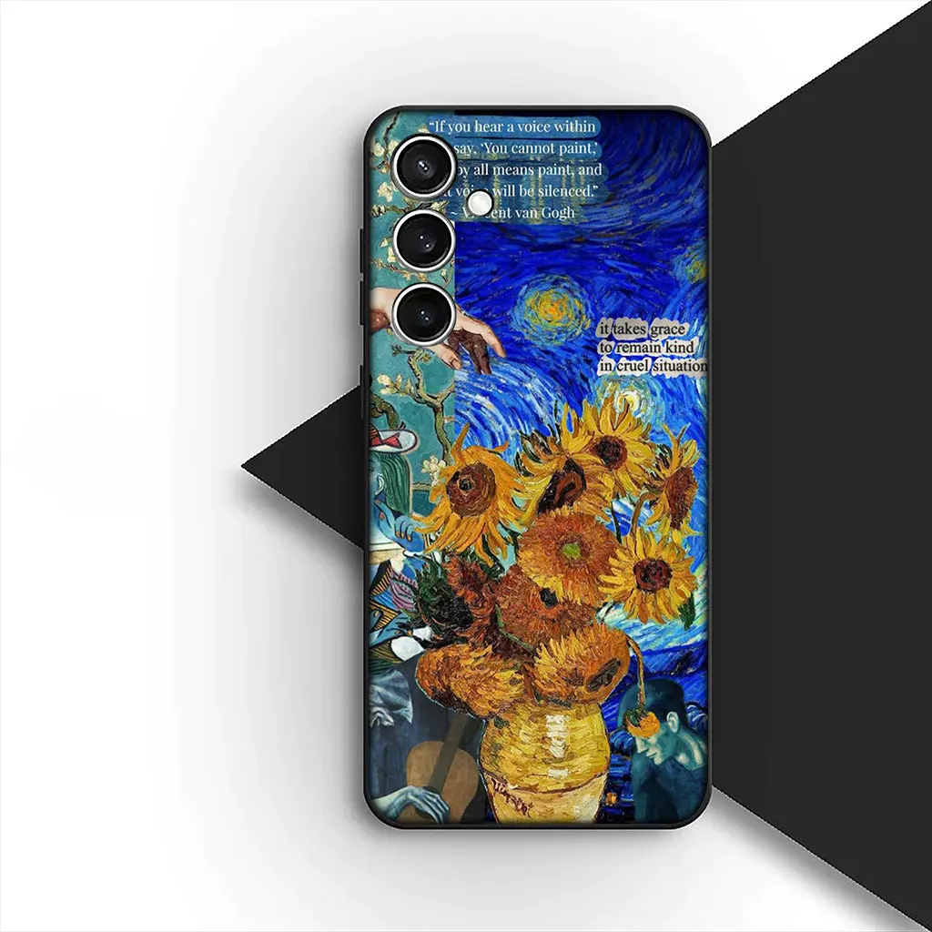 Starry Night Van Gogh Art Premium Phone Case Cover