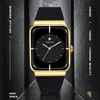WWOOR  Men's Watches Top Brand Luxury Watch For Men Gold Fashion Stainless Steel Waterproof Quartz Wristwatch  Relogio Masculino 1