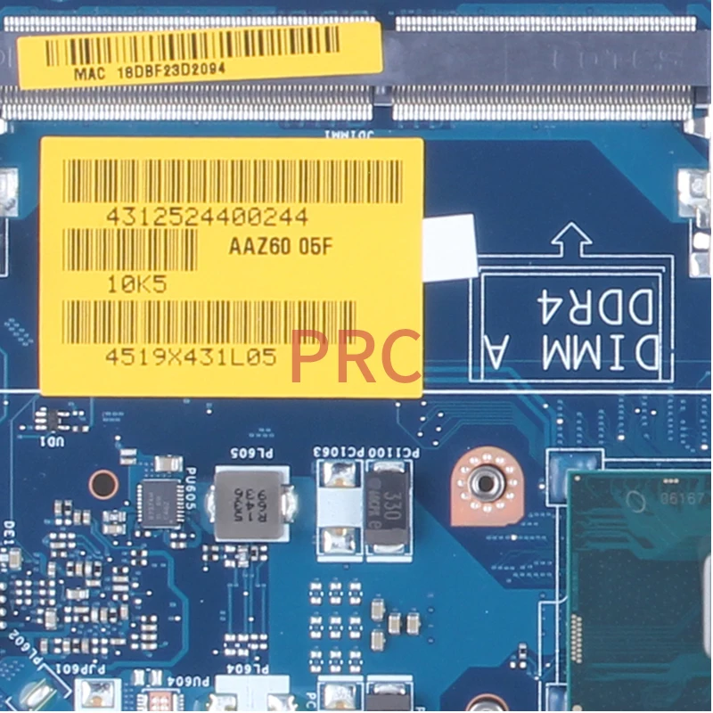Placa-mãe Portátil para Dell Latitude Notebook Mainboard La-c461p 0dgy5 Vnkrj 03gmp2 02r1tc i3 i5 i7 6th Gen - Imagem 2