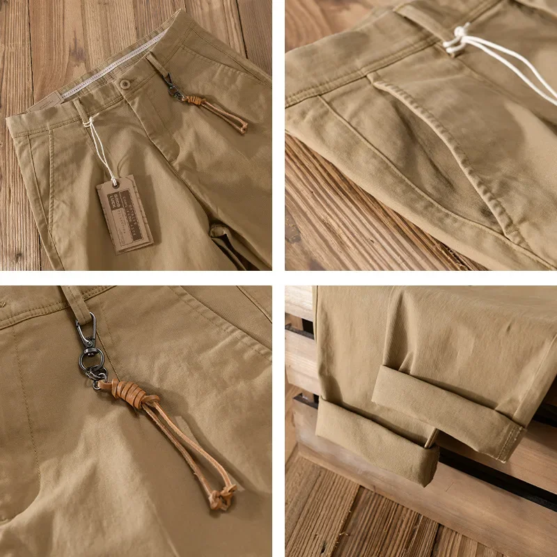 Wide Leg Pants Spring And Autumn Work Pants Loose Wide Leg Pants Straight Men's Casual