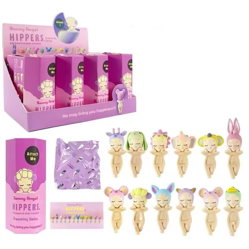 12Pcs Sonny Angel Hippers Dreaming Series Limited Blind Box Mini