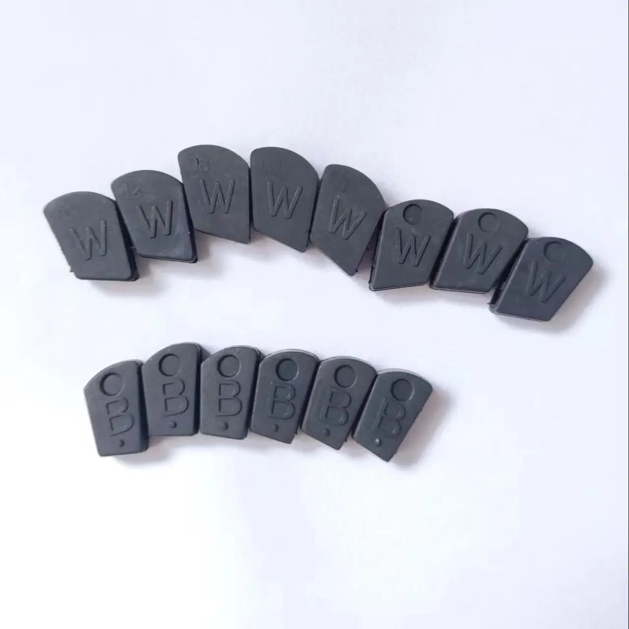 Lot De 10 Capuchons Caoutchouc Noir Pour Marteaux De Piano électrique - Compatible Casio PX, CDP, AP Series