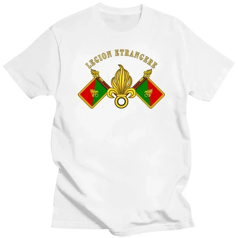 

Мужская футболка с надписью легиона Летняя Повседневная рубашка из 100% хлопка с круглым вырезом и короткими рукавами