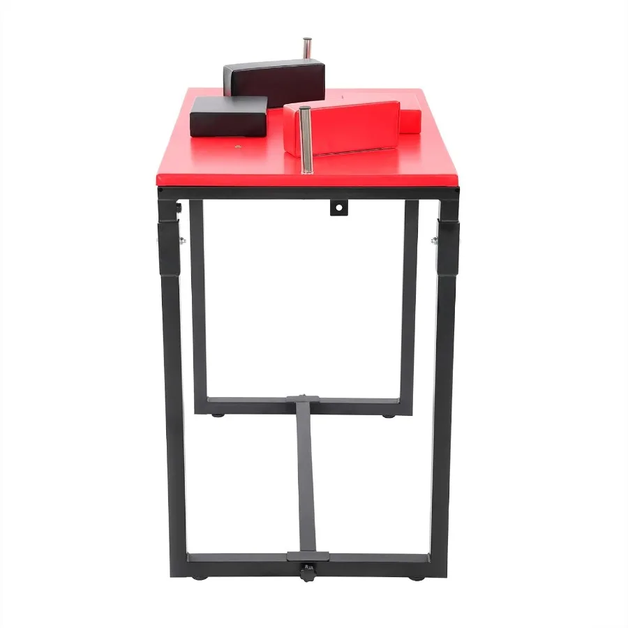 Arm Wrestling Table - Professional Arm Wrestling Battle Table with Elbow &Forearm Pads, Handles Competition Training Table for H