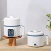 Mini Electric Rice Cooker Household Multifunctional Heating Pan Cooking Pot Double Layer 2L 2-3 People Mini Hotpot Soup Steamer 3