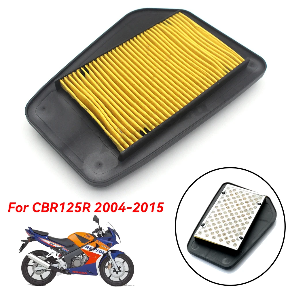 Motorcycle Replacement Engine Air Filter Cleaner Element For Honda CBR125R 2004-2015