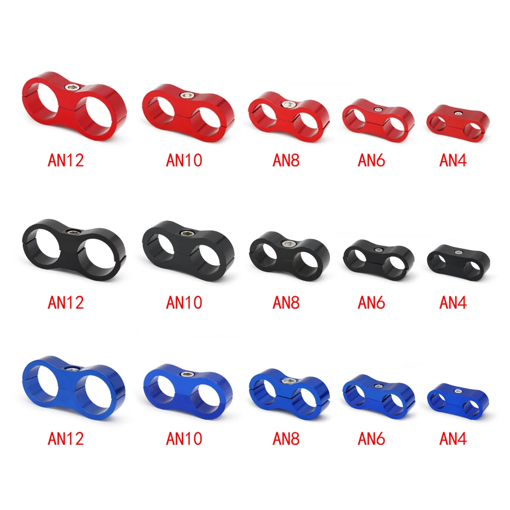 Hose Clamps Braided Rubber Hose Line Clamp Kit