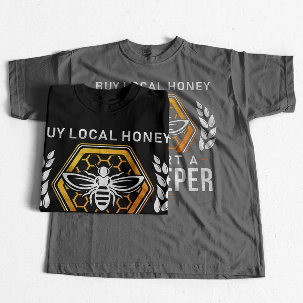 Buy Local Honey Support A Beekeeper Unisex T-Shirts
