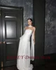OLOEY Modern Simple A Line Wedding Dresses 2 pcs Strapless Scalf Satin Tulle Scalf Bridal Gowns Plus Size Robes Customized 2