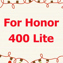 Tempered Glass Screen Protector, Scratch Resistant & Bubble - Free, 9H Hardness - 2 Pieces (For Honor 400Lite)