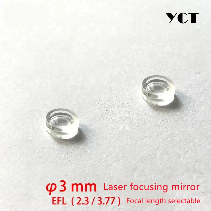 레이저 초점 렌즈, PMMA 소재, 평면 볼록 콜리메이션, 공장 다초점 길이 옵션, 5mm 광학 플라스틱 렌즈, 20PCs