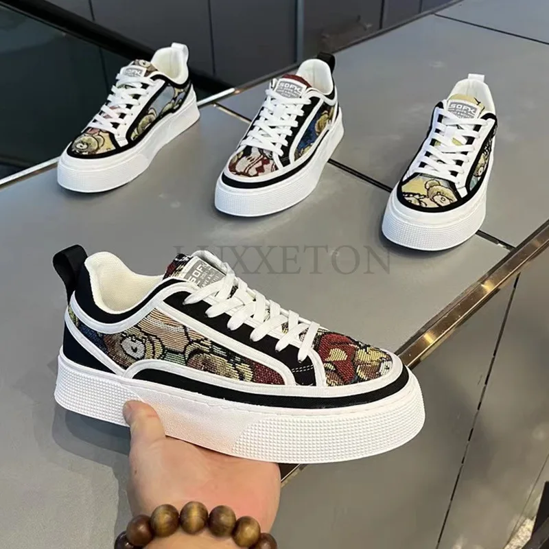 Tarot Print Pattern Sneaker Shoes For Men Women