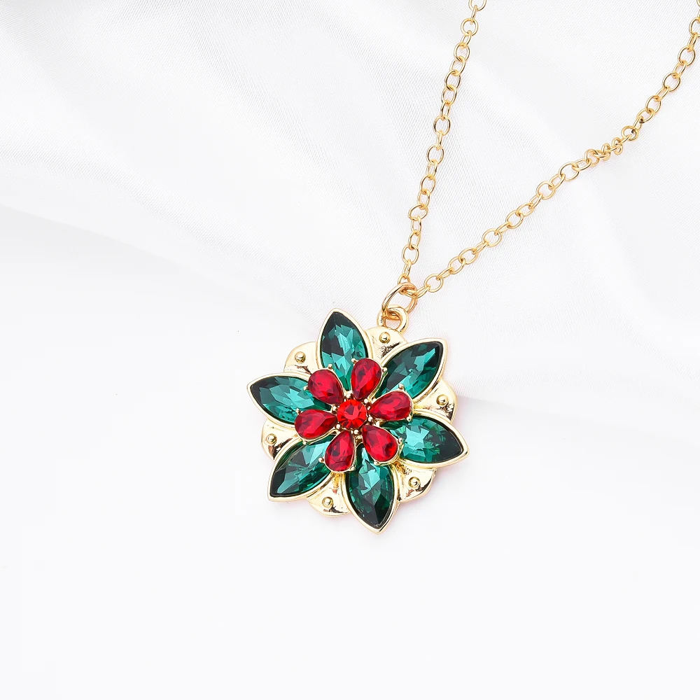 ★人氣★August Harmony★Tropical flower necklace_2色 Tropical Flower Necklace 2color - 어거스트하모니