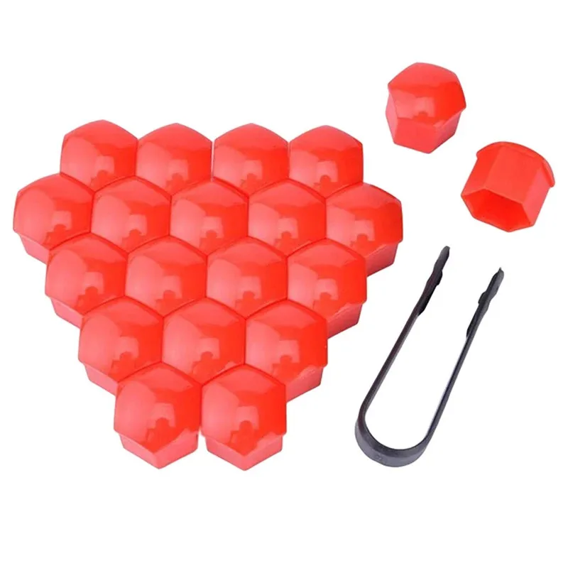 20/60pcs Car Wheel Nut Caps Protection Covers Caps Anti-Rust Auto Hub Screw Cover Car Tyre Nut Bolt Exterior Decoration