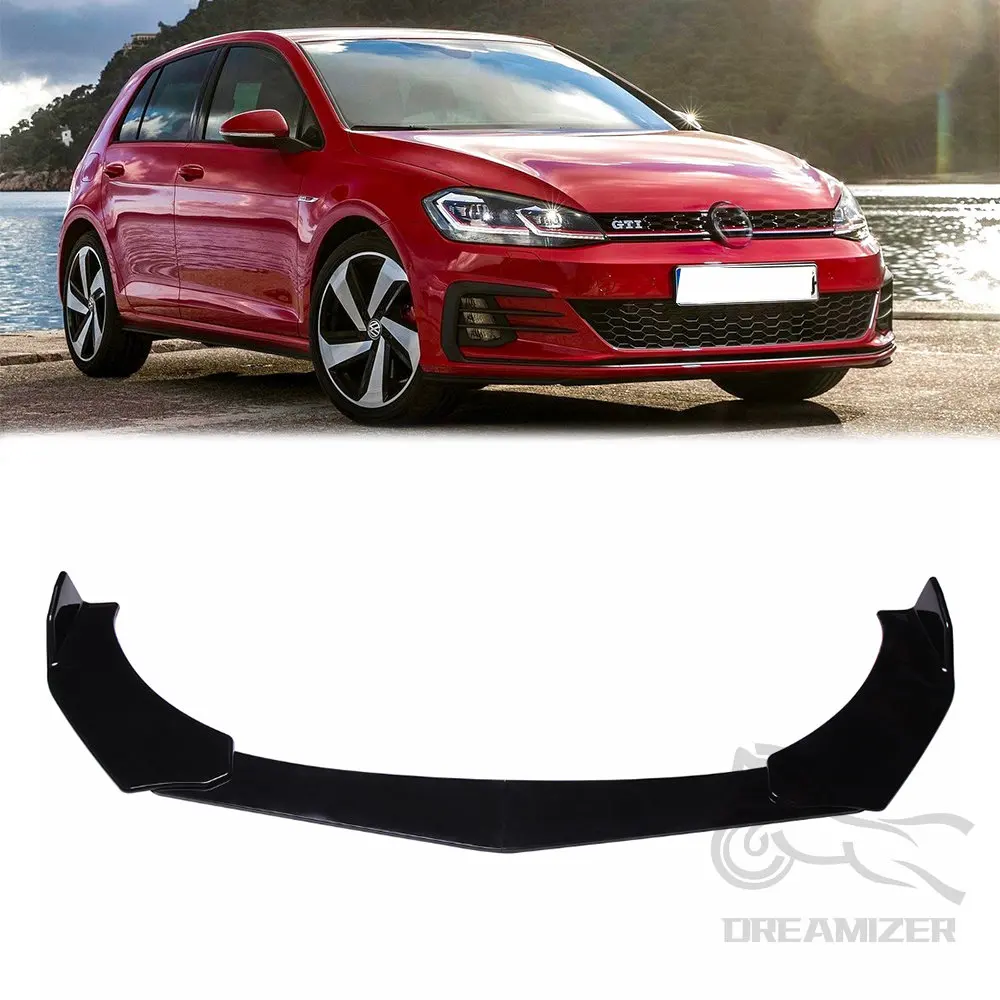 

Car Front Lip Bumper Side Splitter Canrds Custom Body Kit For VW Golf 7 7.5 MK7 7.5 GTI GTD R R-LINE 2014-2019 Body Kits Tuning