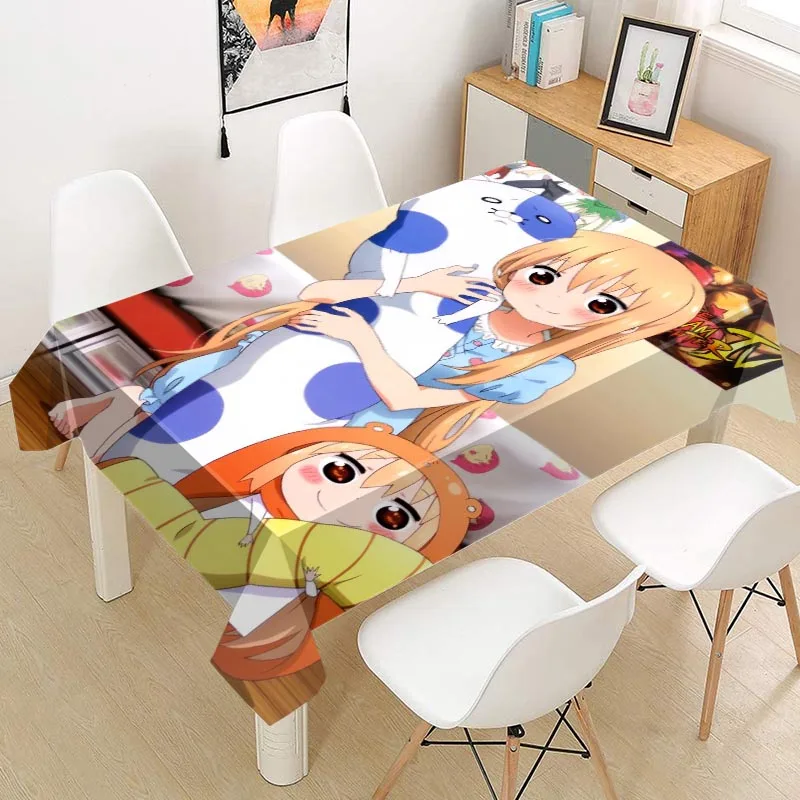 

Himouto! Umaru-chan Tablecloth Oxford Fabric Square/Rectangular Dust-proof Table Cover For Party Home Decor TV Covers