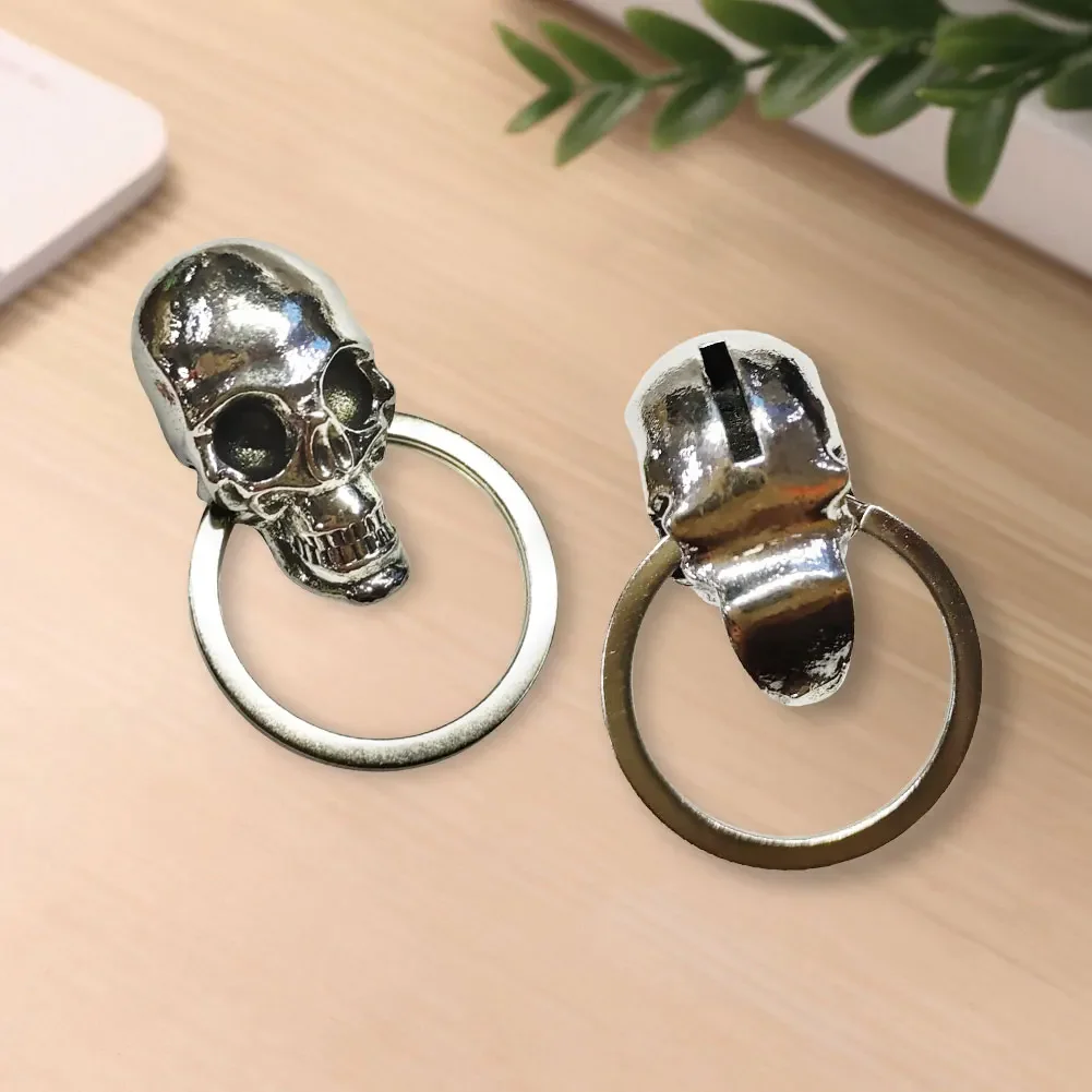 Metal Demon Skull Key Cover Decorative Key Accessory Universal Modified Key Cover Demon Skull Key Pendant for Motorcycle