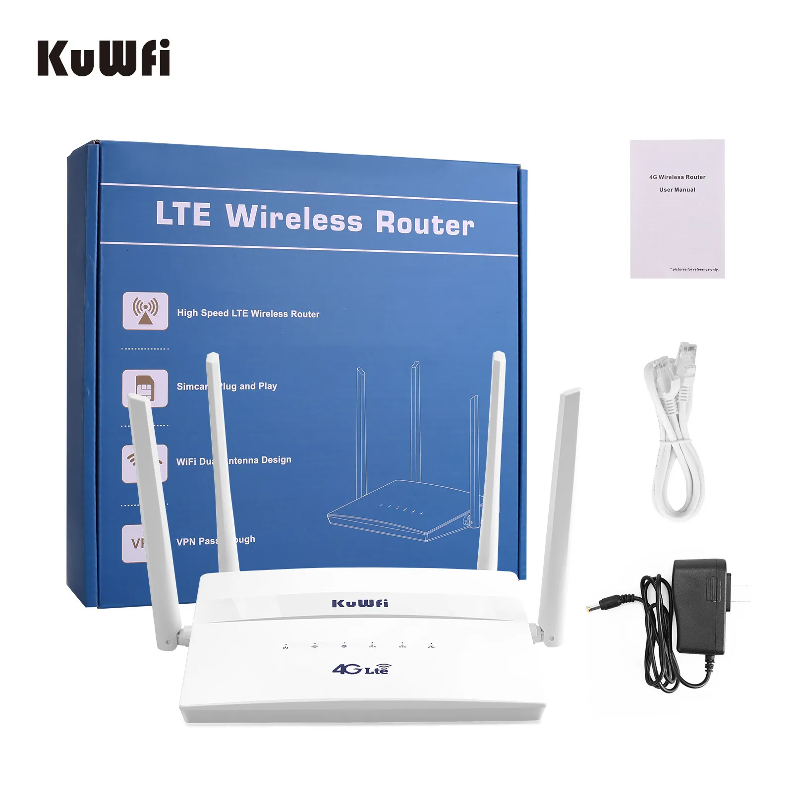Roteador Wi-Fi, Hotspot Doméstico, Suporte 32 Usuários,