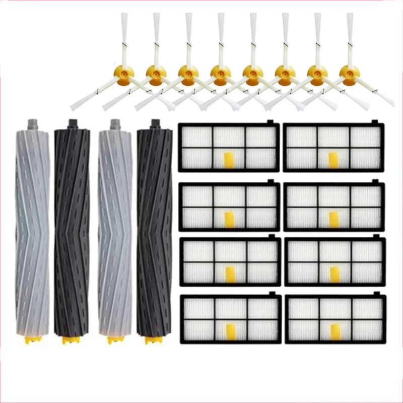 iRobot Roomba Accessories Replenishment Kit with Rubber Side Brush and HEPA Filter