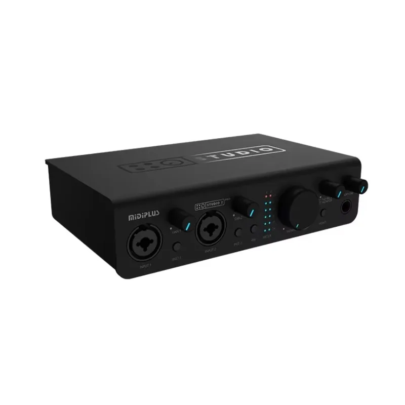 Studio 2 Pro OTG 전문 오디오 인터페이스 악기 액세서리 용 24bit 192kHz USB 녹음 사운드 카드