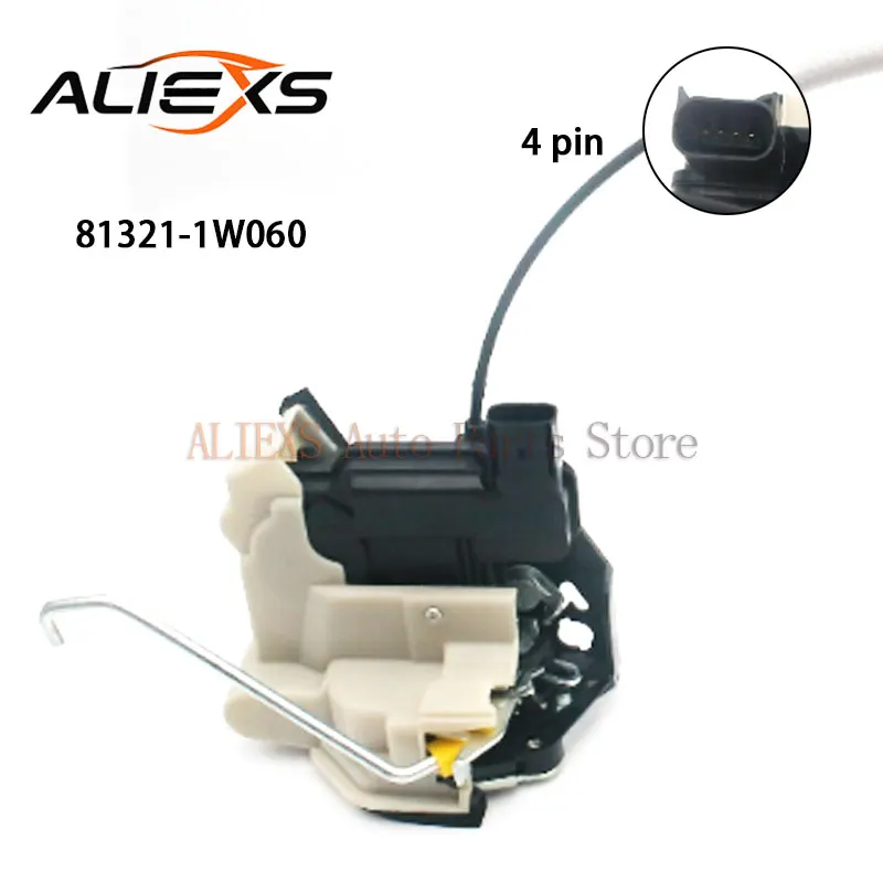 Assemblaggi Serrature Porte Anteriori e Posteriori Destra e Sinistra 813211W060 814111W010 814211W010 813111W030 per Kia K2 Hatchback 2012-2017 - immagine 4
