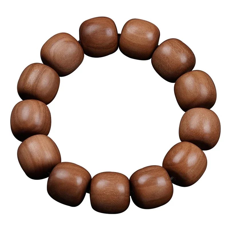 

Sandal Bracelet Red and Black Meat Old-Styled Bead Barrel Beads Women's Sandalwood Prayer Beads Bracelet