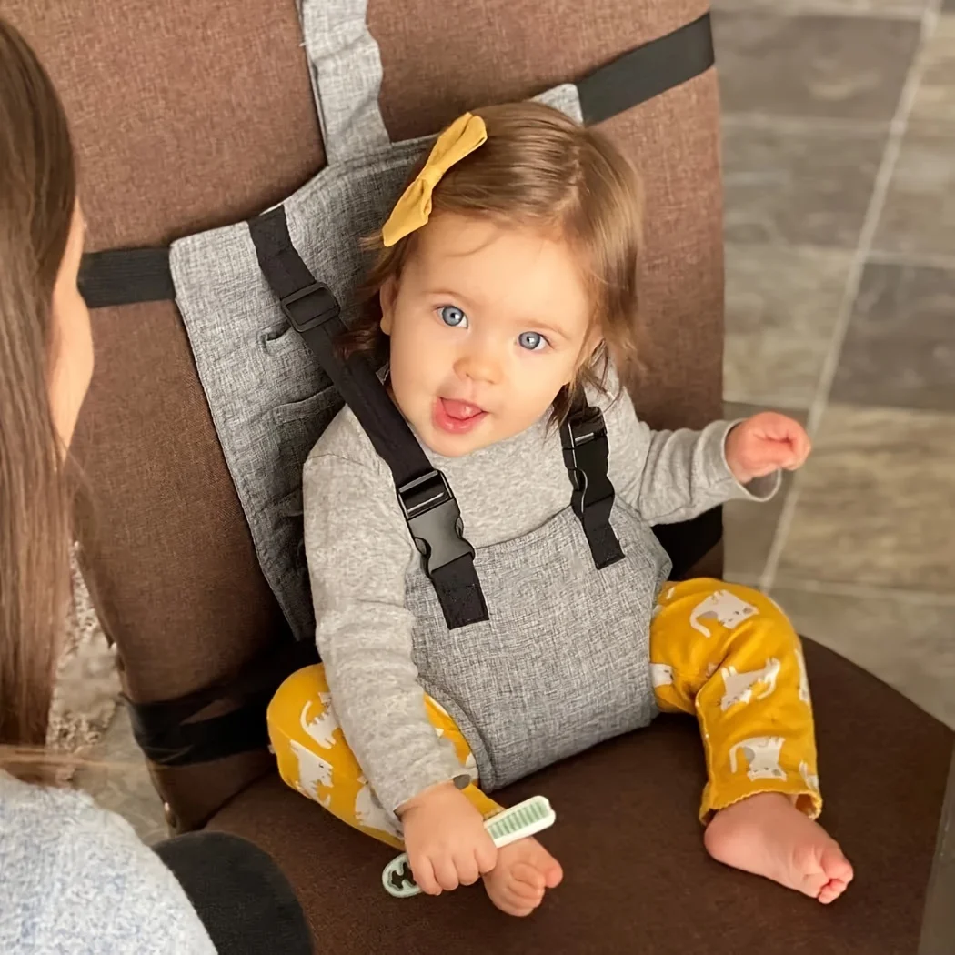 Baby seat portable dining belt children's dining chair protection anti fall fixing rope safety belt