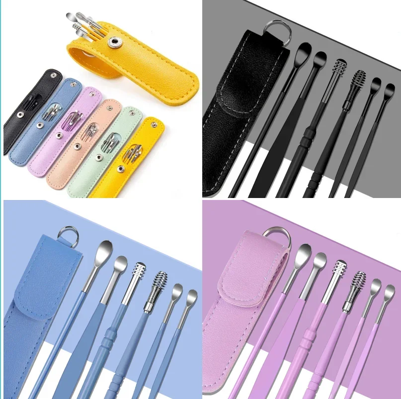 Ear Wax Cleaner Earwax Removal Tool Pick Digging Artifact Earpick for Cleaning Ears