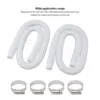 Leakproof Replacement Pool Tubes with Hose Clamps Swimming Pool Replacement Hose for 300 330 530 1000 Gallon Pool Pump 2