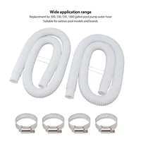 Leakproof Replacement Pool Tubes with Hose Clamps Swimming Pool Replacement Hose for 300 330 530 1000 Gallon Pool Pump 2