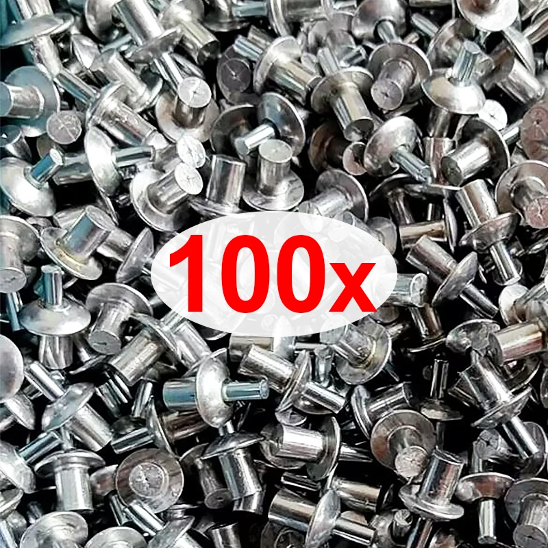Rivets and Fasteners Rivets and Screws 100/10pcs Aluminum Alloy